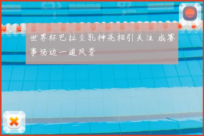 世界杯巴拉圭乳神亮相引关注 成赛事场边一道风景